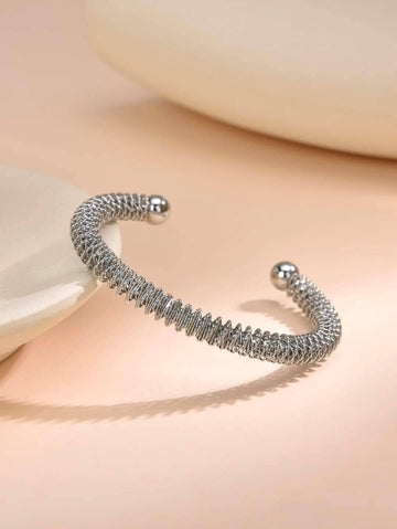 Bracelet with Modern Adjustable Linked Design in Stainless Steel-Bracelets-JOYERIA OA XINGYE