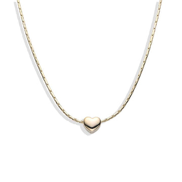 Elegant Extendable Chain Necklace with Heart Pendant-Necklaces-NEW WEI