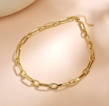 Link Chain Necklace-Necklaces-ZIRCONIA